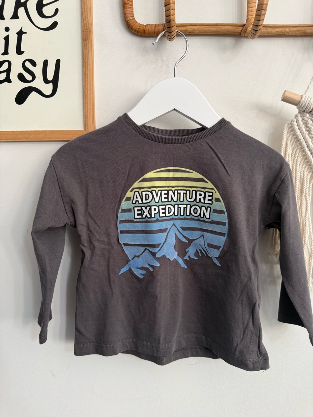 Zara - 18-24m - adventure expedition LS tee